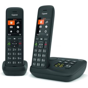 téléphone fixe duo sans Fil sans répondeur noir - Occasion