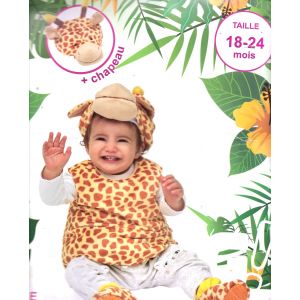 Costume + Chapeau Girafe ( 18/24 Mois ) - Occasion