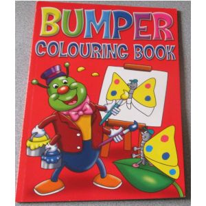 Livret De Coloriages- Bumper Colouring Book- 24 Pages Imprimées Recto/Verso- Édition Peter Haddock 2013- Motifs Divers, Simples Et Amusants- 20x27.5cm - Occasion