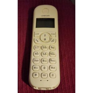 Combin&eacute; seul Logicom Manta 255T violet prune pour t&eacute;l&eacute;phone fixe sans fil num&eacute;rique - Occasion