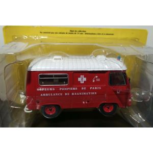 Peugeot J7 Ar Bspp Pompier Paris 1/43e Miniature Ixo-Ixo - Occasion