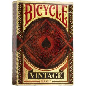 Jeu De 54 Cartes À Jouer - Collection Creatives - Vintage - Magie/Carte Magie, Rouge Et Beige.[G16] - Occasion