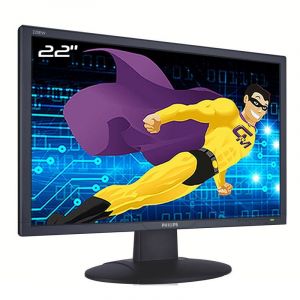 Ecran Plat PC 22" PHILIPS 220EW8FB HEW8220Q LCD TFT VGA DVI 1680x1050 16:10 - Occasion