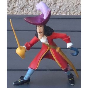 Figurine Capitaine Crochet Bullyland, Peter Pan, Walt Disney, Dessin Animé - Occasion