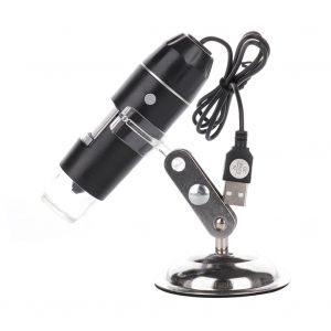 Microscope numérique Portable USB 0-1000x, Microscope électronique à Interface USB avec 8 led avec support - Occasion