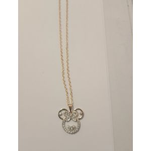 Collier Pendentif Minnie Disney Strass - Occasion
