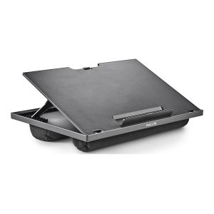 NGS LAPNEST - Support pour ordinateur portable - avec lit &agrave; coussins - bureau - jusqu'&agrave; 15,6" - noir - Occasion