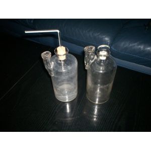 Lot Du Chimiste Chimie Tube A Essais Eprouvette Agitateur Etc - Occasion