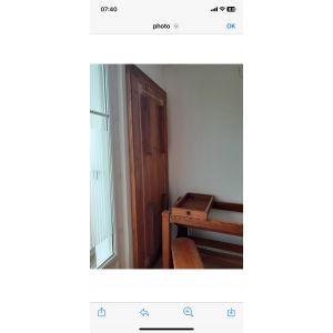 Table En Chêne, Campagne Avec 2 Bancs - Occasion