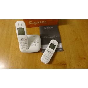 Téléphone Gigaset A545 A DUO avec répondeur - Blanc - Occasion