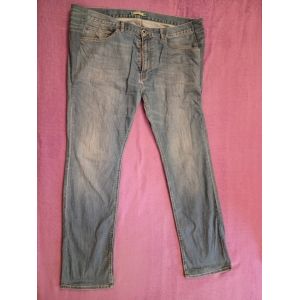 Jean Lacoste Grande Taille ( Taille 50 ) 5 Poches 98% Coton 2% Élasthanne - Occasion