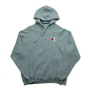 Reconditionné - Sweat À Capuche Champion Hoodie - Taille L - Homme - Gris - Occasion