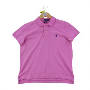 Reconditionn&eacute; - Polo Manches Courtes Femme Rose - Taille M - Femme - Rose - Occasion