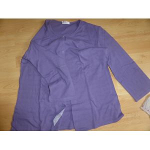 Pyjama Balloon Veste De Pyjama Type Gilet Coton 38 Violet - Occasion