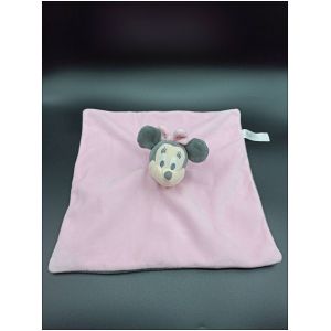 Doudou plat Minnie rose gris - DISNEY BABY - Occasion