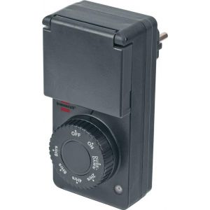 Brennenstuhl Minuterie avec programme avec capteur crépusculaire DDT IP44 anthracite - 1506120 - Occasion