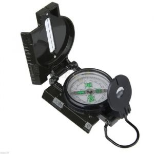 Boussole Militaire Ligne De Vis&eacute;e En Degr&eacute; Et Milli&egrave;me - Occasion