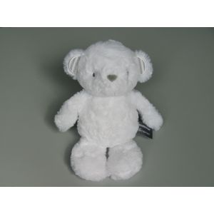 Doudou Ours Peluche Blanc Gris Prémaman Orchestra - Occasion