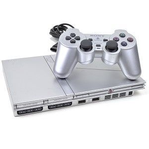 Ps2 Slim Silver - Modèle : Scph-75004 - Occasion