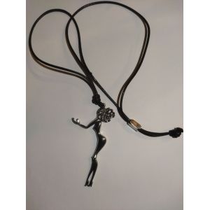 Pendentif Danseuse Acier Inoxydable - Occasion