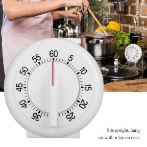 Minuterie Mécanique 60 Minutes De Forme Ronde Minuterie Cuisine Anneau De Cuisson Compteur Mécanique Réveil - Occasion