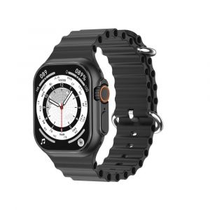 Montre Connect&eacute;e Ultra Smart Ip68 &Eacute;cran Couleur 2.02' Cardio Tension Musique Nfc Noir Yonis - Occasion