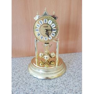 Pendule vintage sous cloche en verre - Occasion