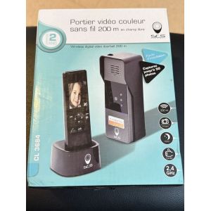 Portier video couleur sans fil 200m - Occasion