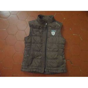 Gilet D'&eacute;quitation Matelass&eacute; Marron Fouganza - Occasion