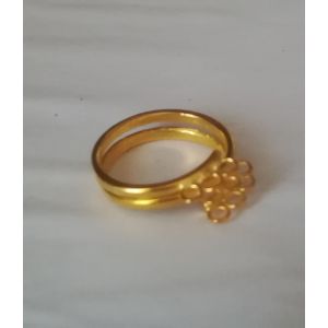 Bague 9 Anneaux Laiton Dor&eacute; Diy - Occasion