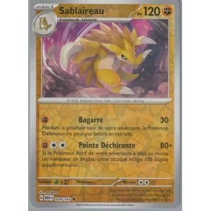 Carte Pokémon - Sablaireau - 028/165 - Reverse - Ev3,5 151 Mew - Occasion