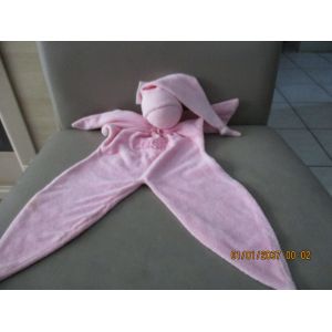 Doudou Plat Lutin Rose Cuski - Occasion