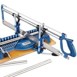 Scie &agrave; onglet manuelle 550mm avec socle en bois - Outil manuel - Occasion