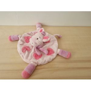 Doudou Cheval Zebre Rose Rond Kimbaloo - Occasion