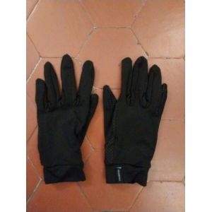 Gants D'&eacute;quitation Jersey Polyester Noir Fouganza - Occasion