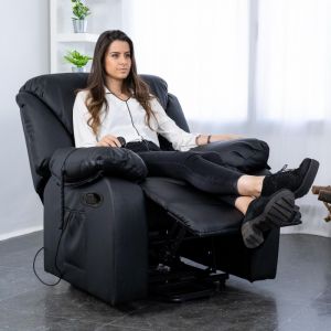 Fauteuil de relaxation ( Noir) Massant et avec chauffage des lombaires - Occasion