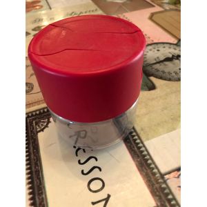 Petite Boîte Verseuse Cristalys Tupperware 200ml Couvercle Rouge - Occasion