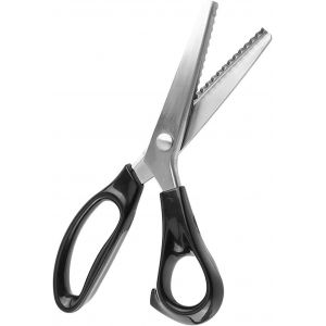 Ciseaux Cranteurs,Ciseaux &Agrave; Denteler Ciseaux De Couture Professionnels En Acier Inoxydable Pour Cuir,Papier,Tissu(5mm) - Occasion