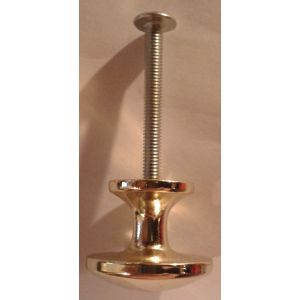 Poignée Bouton de Tiroir Meuble en Métal Uni 2,5cm de diamètre 2cm de profondeur Vis 3,5cm - Occasion