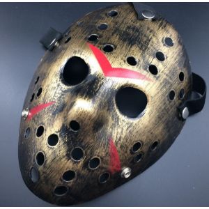 Masque Véritable Jason Voorhees Vendredi 13 Freddy Hockey Airsoft Deguisement Halloween - Occasion