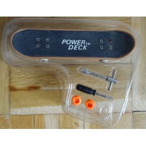 Mini Planche À Roulettes Power Deck De 10 Cm (Finger Skateboard) Avec Outils - Occasion