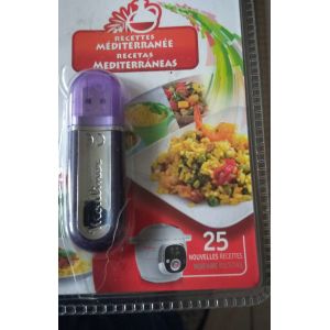 Cl&eacute; USB pour cookeo ( recettes m&eacute;diterran&eacute;enne) jamais utilis&eacute;e car erreur ds cde cookeo - Occasion