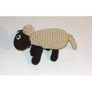 Peluche Shaun Le Mouton Wallace Et Gromit Doudou Mouton En Corde Fait Main Au Crochet - Occasion