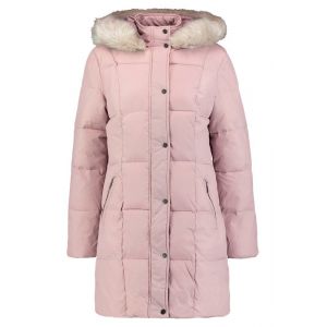 Anna Field  Manteau Parka Rose Clair À Capuche Avec Fourrure Synthétique Beige Crème T38 Qui Taille 40/42 - Occasion