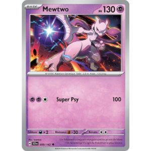 Carte Pokémon - Mewtwo - 059/142 - Ev7 Couronne Stellaire - Occasion