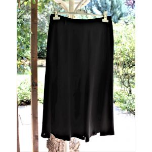 Jupe Noire 1.2.3 Neuve, Forme Tulipe.Modèle Doublè.Taille Étiquetèe: 42 - Occasion