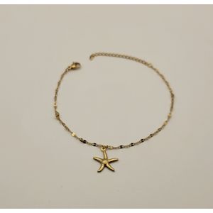 Chaine Cheville Etoile De Mer Doree ! - Occasion