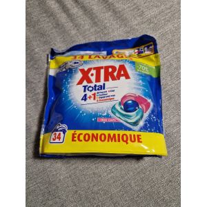 Lessive capsule xtra total 4+1 34 lavages - Occasion