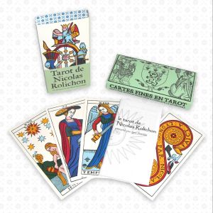 Tarot De Nicolas Rolichon (Lyon) Style Tarot De Marseille De Type I (Jean Dodal Ou Payen) 22 Arcanes - Occasion
