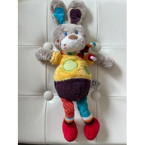 Peluche Doudou Mots D Enfant Lapin - Occasion